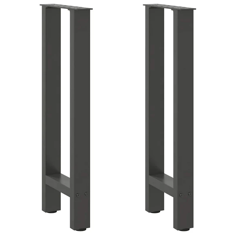 Console Table Legs Anthracite 2 pcs 28x(72-73) cm Steel