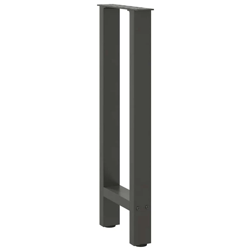 Console Table Legs Anthracite 2 pcs 28x(72-73) cm Steel