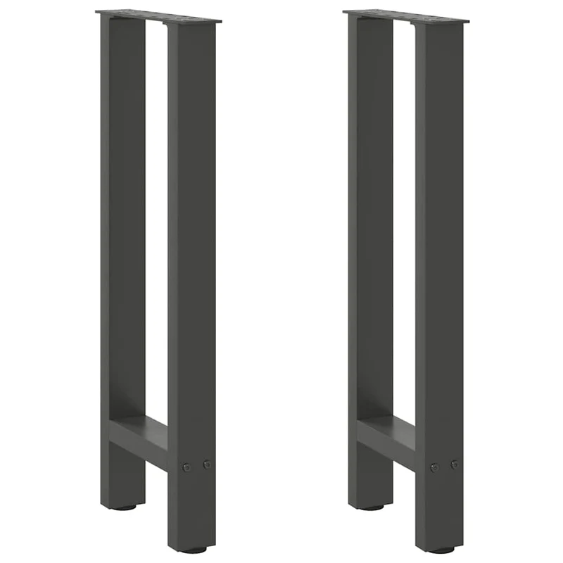 Console Table Legs Anthracite 2 pcs 38x(72-73) cm Steel