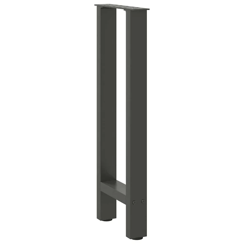 Console Table Legs Anthracite 2 pcs 38x(72-73) cm Steel