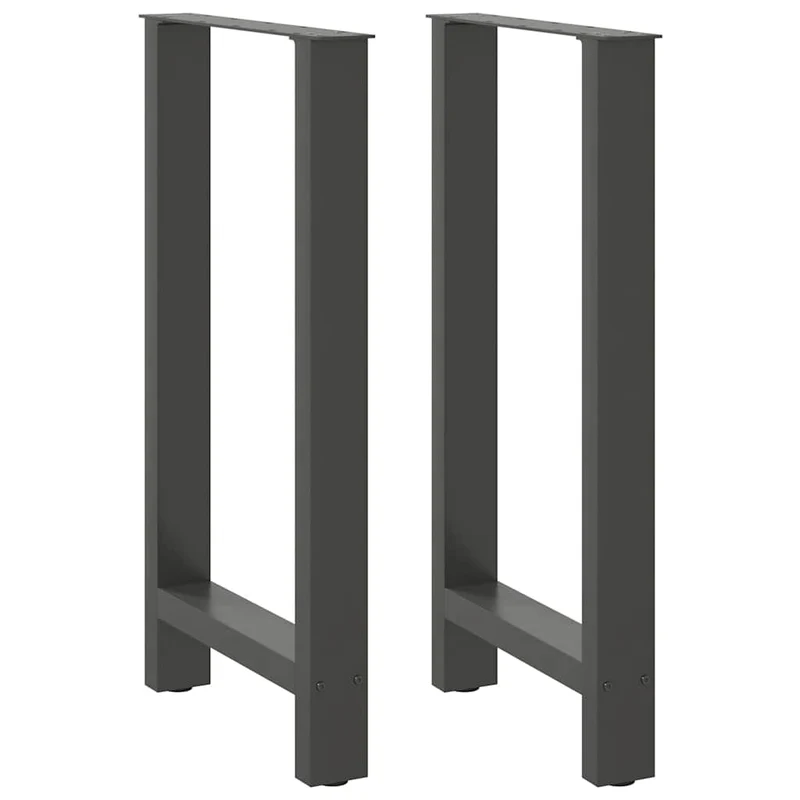 Bar Table Legs Anthracite 2 pcs 50x(90-91) cm Steel