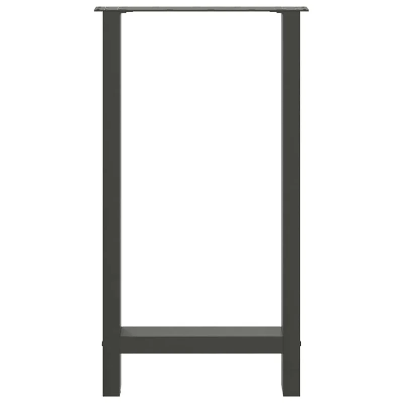Bar Table Legs Anthracite 2 pcs 50x(90-91) cm Steel