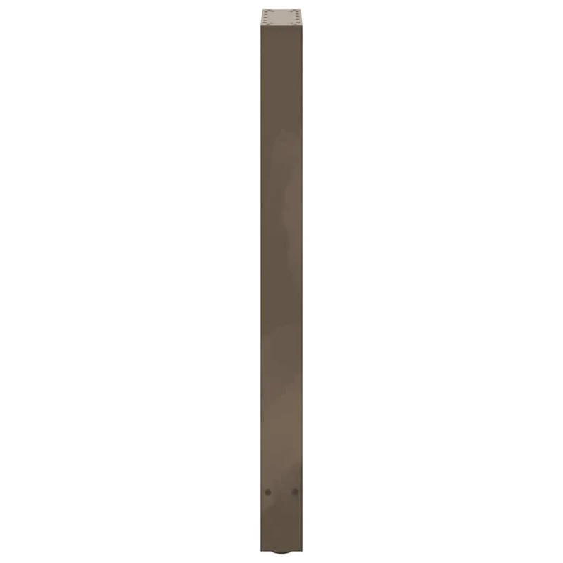 Bar Table Legs Natural Steel 2 pcs 40x(100-101) cm Steel