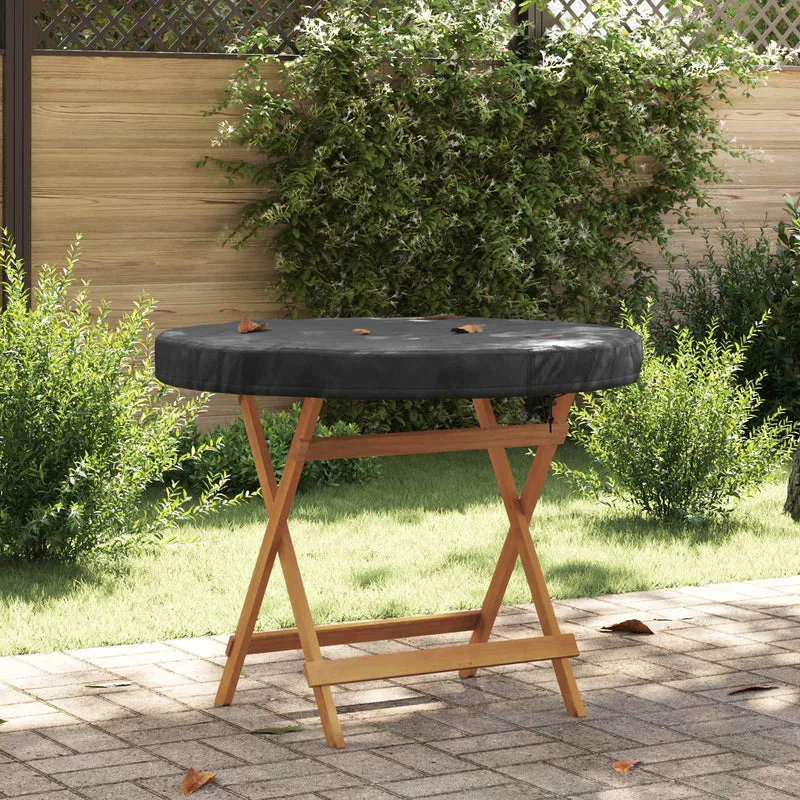 Outdoor Table Cover 102 x 102 x 10 cm 420D Oxford Fbric Round