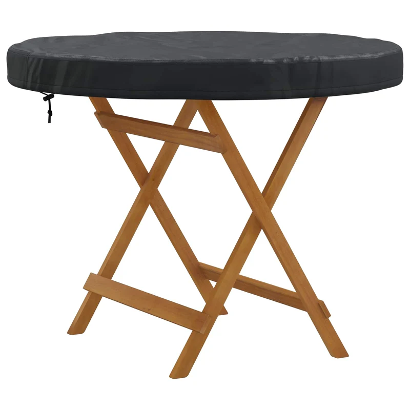 Outdoor Table Cover 102 x 102 x 10 cm 420D Oxford Fbric Round