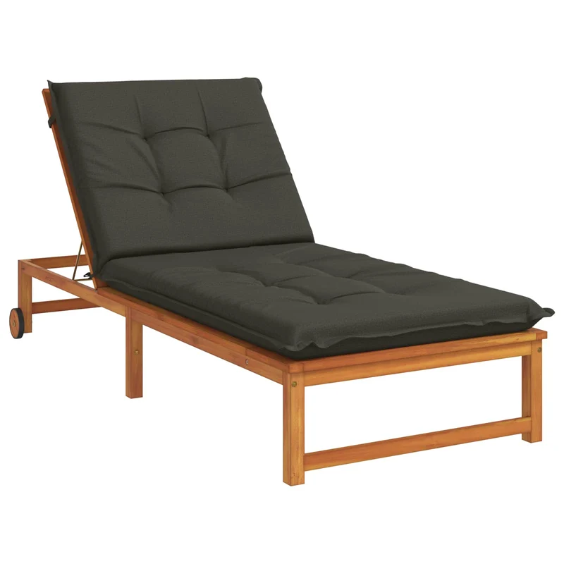 Sunlounger Cushion GEMERT 100% Polyester Anthracite