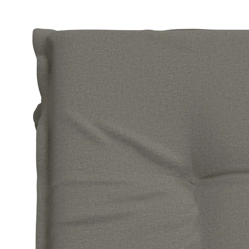 Sunlounger Cushion GEMERT 100% Polyester Grey 190 x 90 x 9 cm