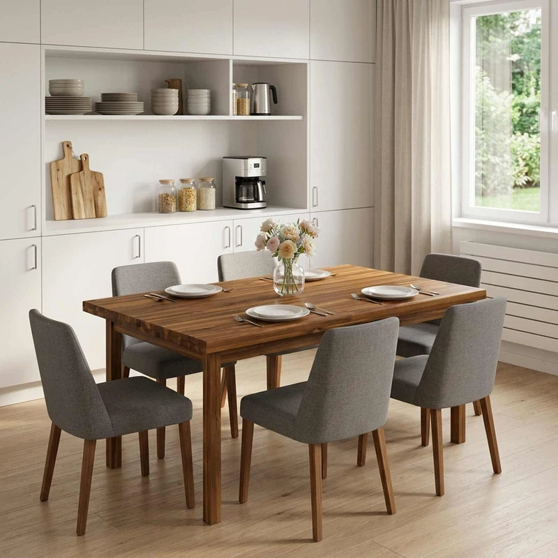 Rectangular Table Top 90 x 80 x 3.2 cm Rectangular
