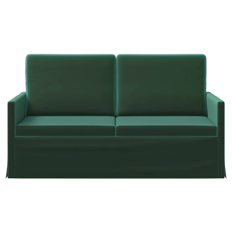 2 Seater Sofa Dark Green 150 x 81 x 82 cm Velvet