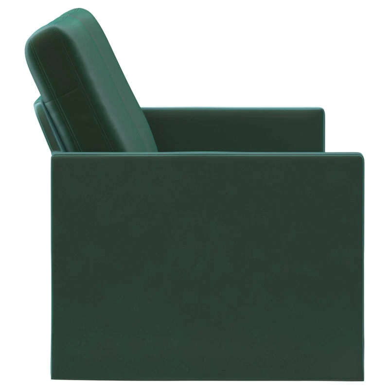 2 Seater Sofa Dark Green 150 x 81 x 82 cm Velvet