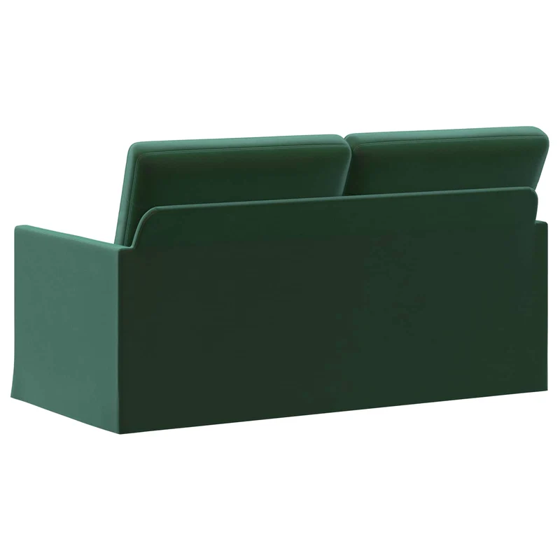 2 Seater Sofa Dark Green 150 x 81 x 82 cm Velvet
