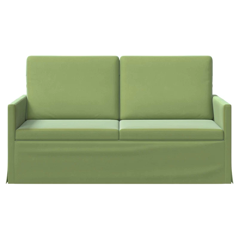 2 Seater Sofa Light Green 150 x 81 x 82 cm Velvet