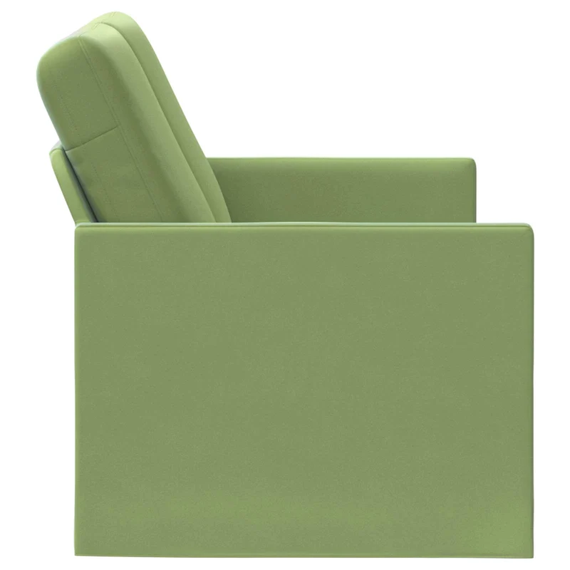 2 Seater Sofa Light Green 150 x 81 x 82 cm Velvet