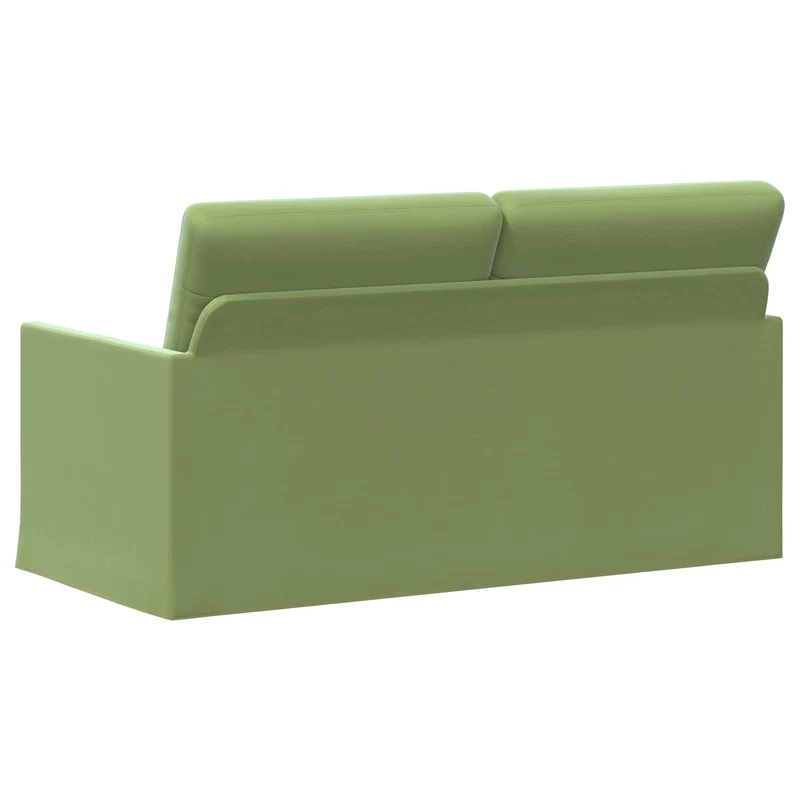 2 Seater Sofa Light Green 150 x 81 x 82 cm Velvet