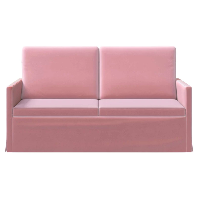 2 Seater Sofa Pink 150 x 81 x 82 cm Velvet