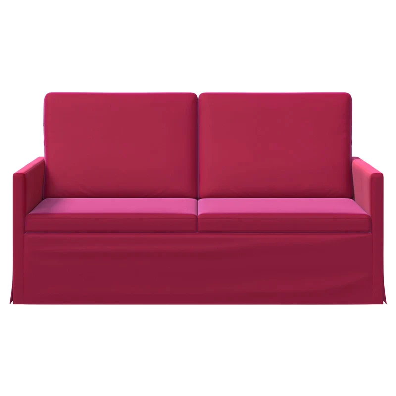 2 Seater Sofa Wine Red 150 x 81 x 82 cm Velvet