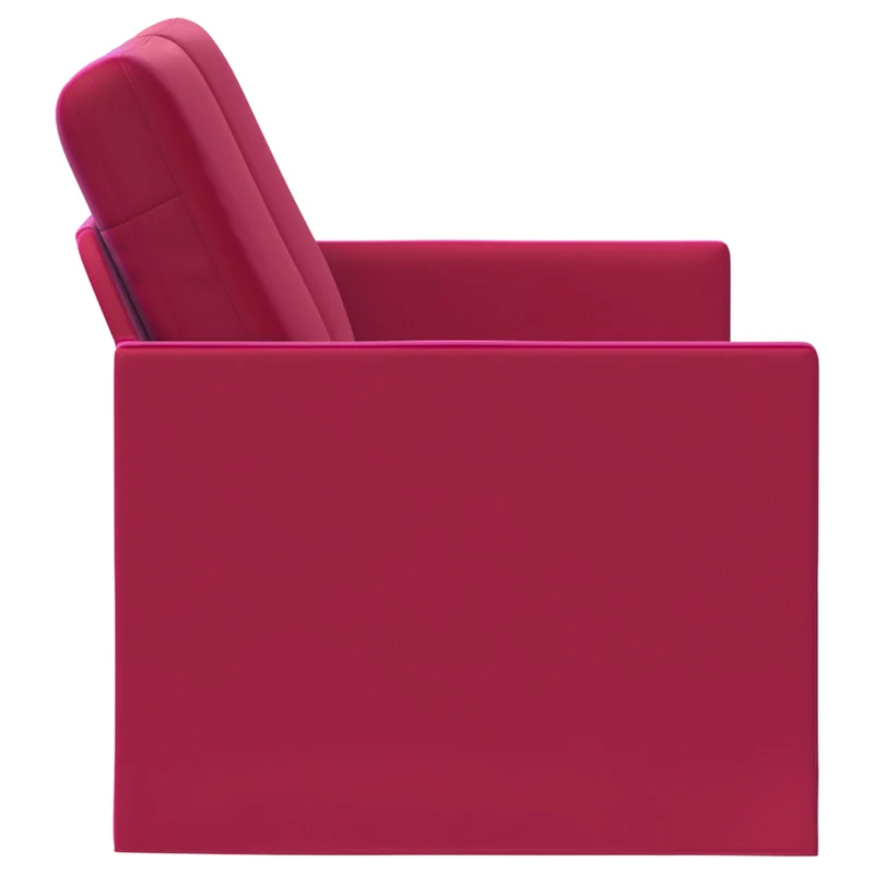 2 Seater Sofa Wine Red 150 x 81 x 82 cm Velvet