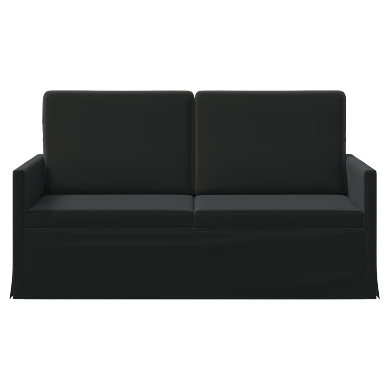 2 Seater Sofa Black 150 x 81 x 82 cm Velvet