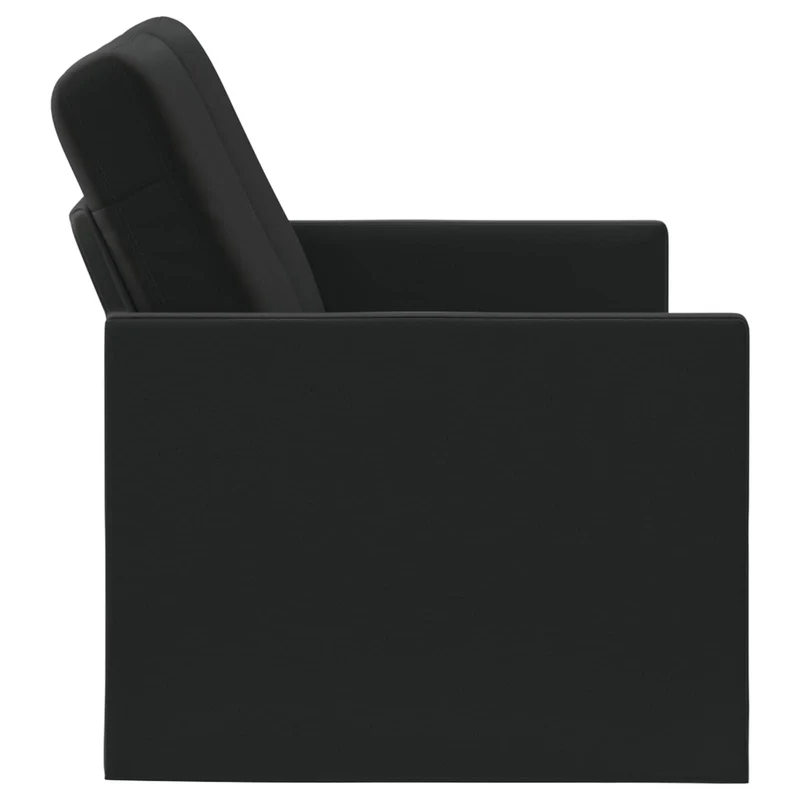 2 Seater Sofa Black 150 x 81 x 82 cm Velvet