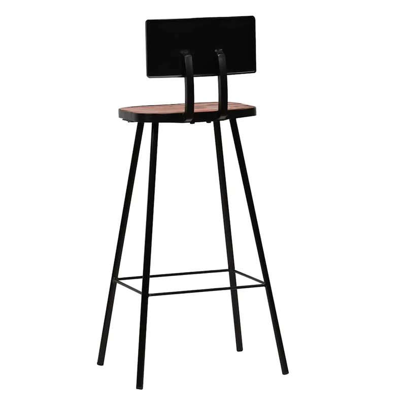 245399 vidaXL Bar Set 5 Piece Solid Reclaimed Wood Multicolour