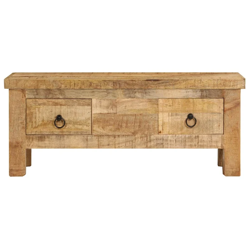 247326 vidaXL Coffee Table 90x45x35 cm Solid Mango Wood