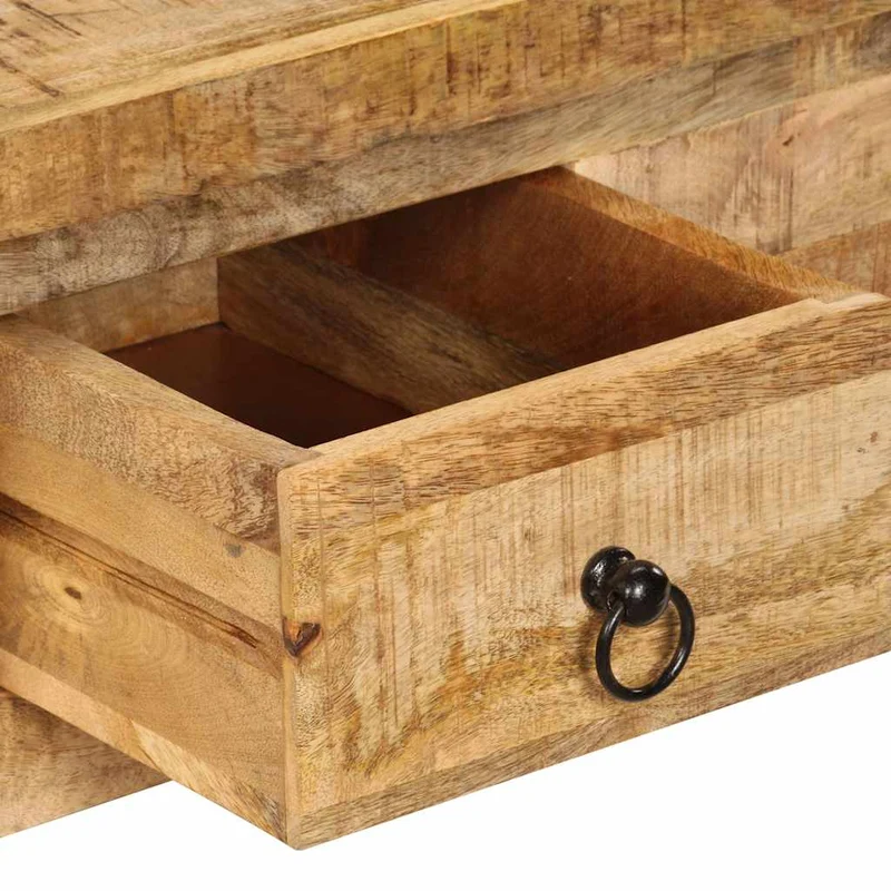 247326 vidaXL Coffee Table 90x45x35 cm Solid Mango Wood