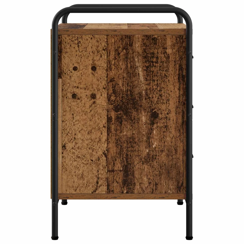 Bedside Cabinet Old Wood 48 x 36.5 x 60 cm Engineered Wood