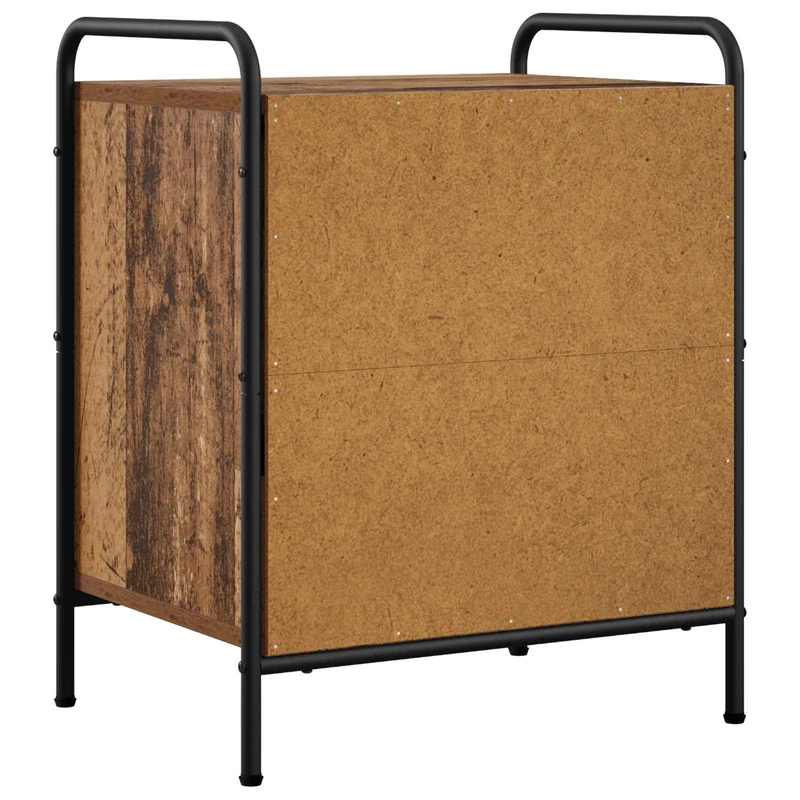 Bedside Cabinet 2 pcs Old Wood 48 x 36.5 x 60 cm