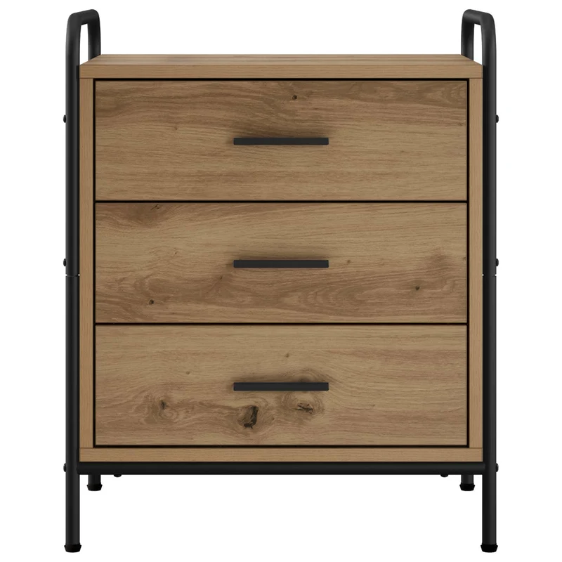 Bedside Cabinet Artisan Oak 48 x 36.5 x 60 cm Engineered Wood