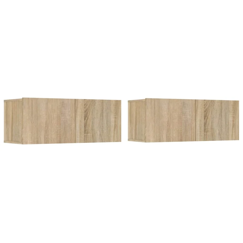 6 Piece TV Cabinet Set Sonoma Oak Engineered Wood