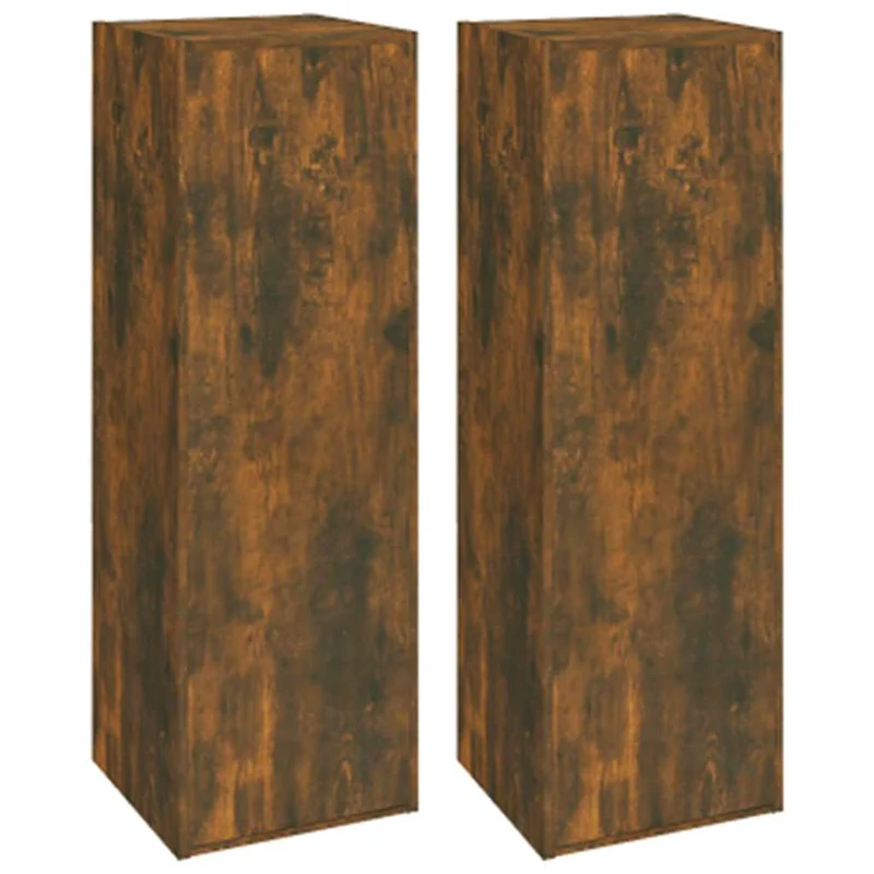6 Piece TV Cabinet Set Smoked Oak Engineered Wood