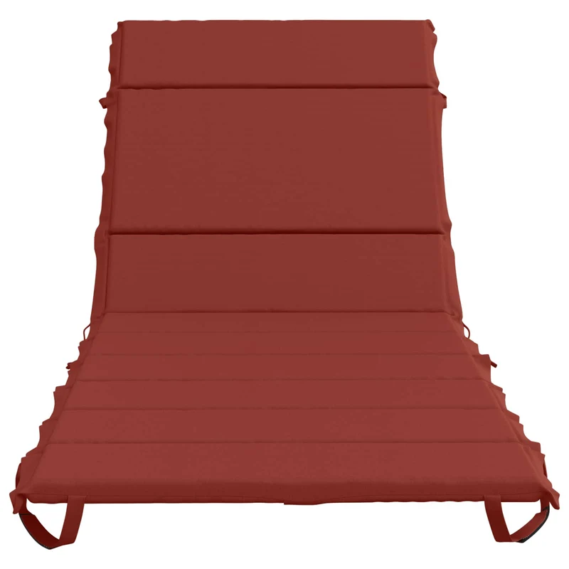 Sunlounger Cushion GEMERT 100% Polyester Red 200 x 90 x 3 cm