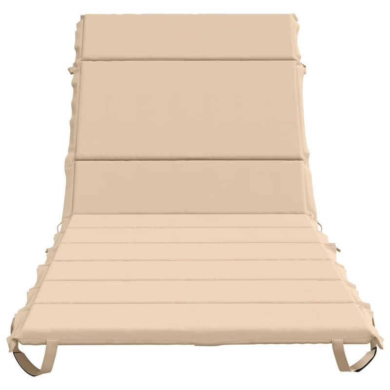 Sunlounger Cushion GEMERT 100% Polyester Cream 200 x 90 x 3 cm