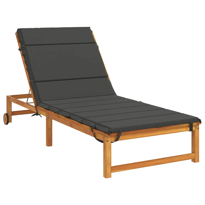 Sunlounger Cushion GEMERT 100% Polyester Anthracite
