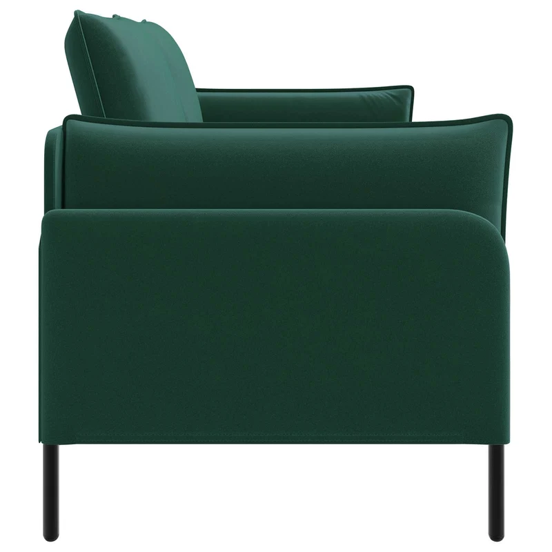 2-Seater Sofa 2-Seater Dark Green 188 x 81 x 89 cm Velvet