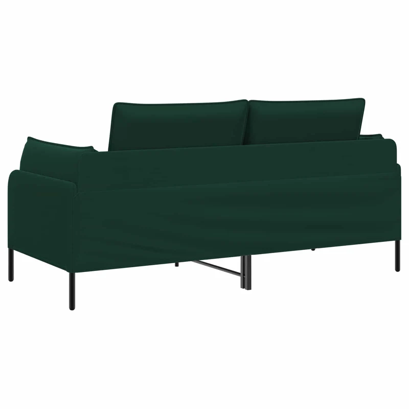2-Seater Sofa 2-Seater Dark Green 188 x 81 x 89 cm Velvet