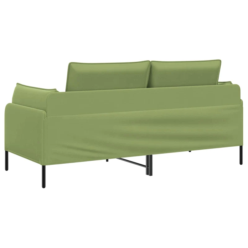 2-Seater Sofa 2-Seater Light Green 188 x 81 x 89 cm Velvet