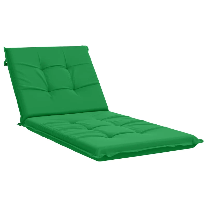 Sunlounger Cushion GEMERT 100% Polyester Green 190 x 90 x 9 cm