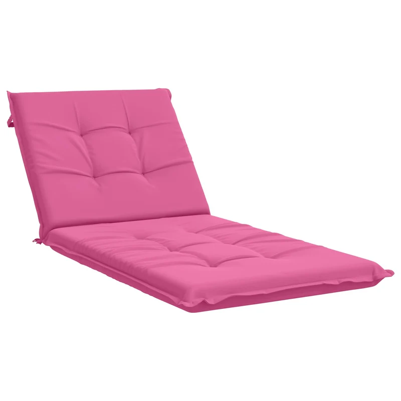 Sunlounger Cushion GEMERT 100% Polyester Pink 190 x 90 x 9 cm