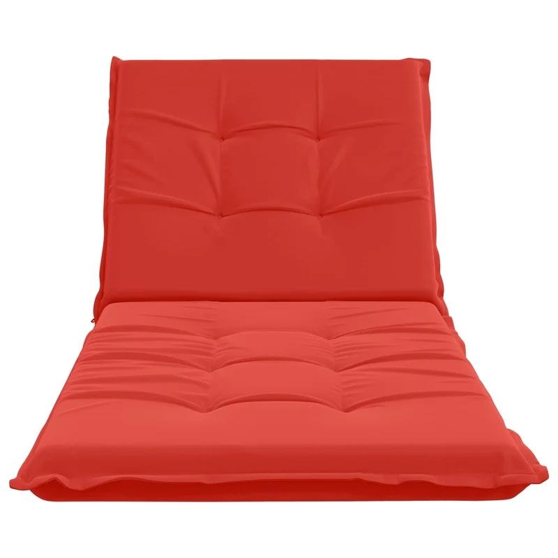Sunlounger Cushion GEMERT 100% Polyester Red 190 x 90 x 9 cm