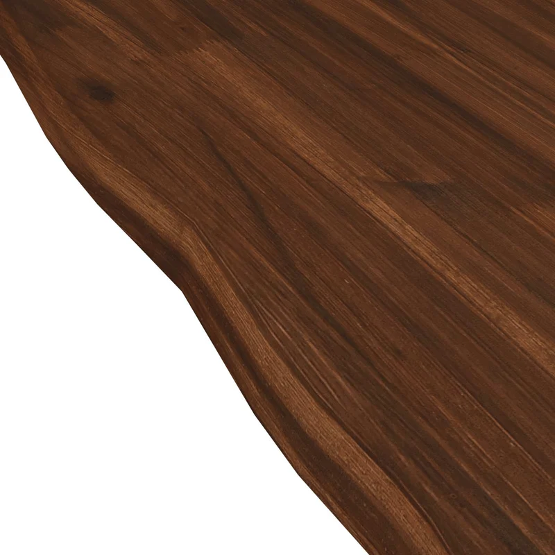 Live Edge Table Top 80 x 80 x 3.2 cm Square Solid Acacia Wood