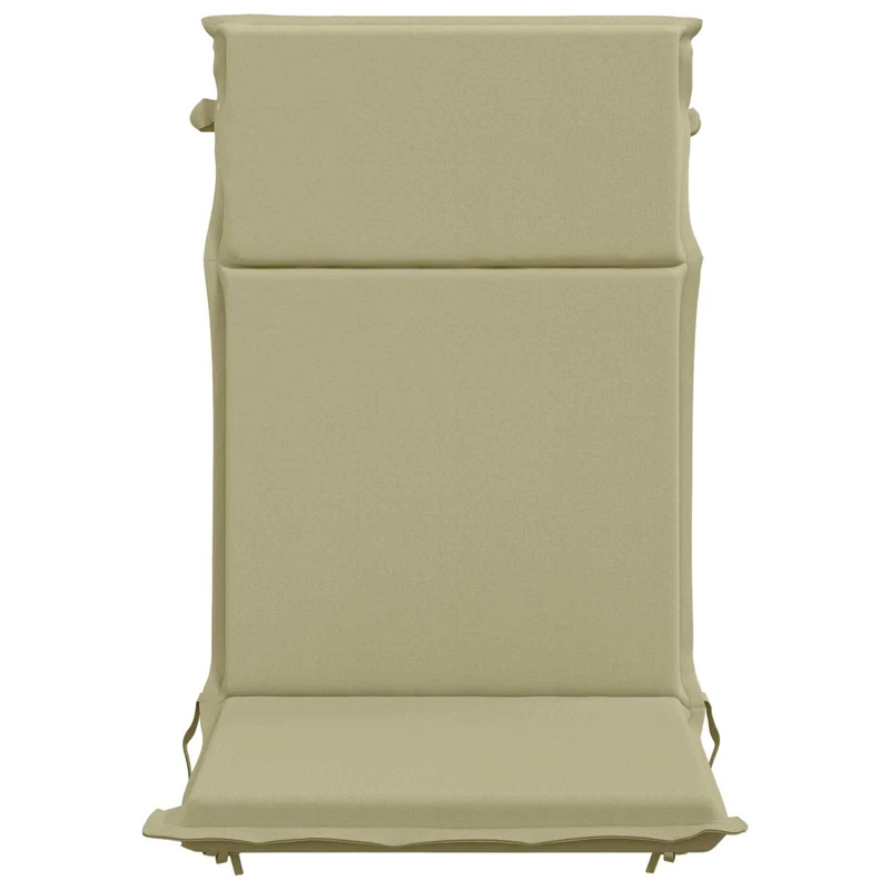 High Back Chair Cushion GEMERT 2 pcs 100% Polyester Light Green