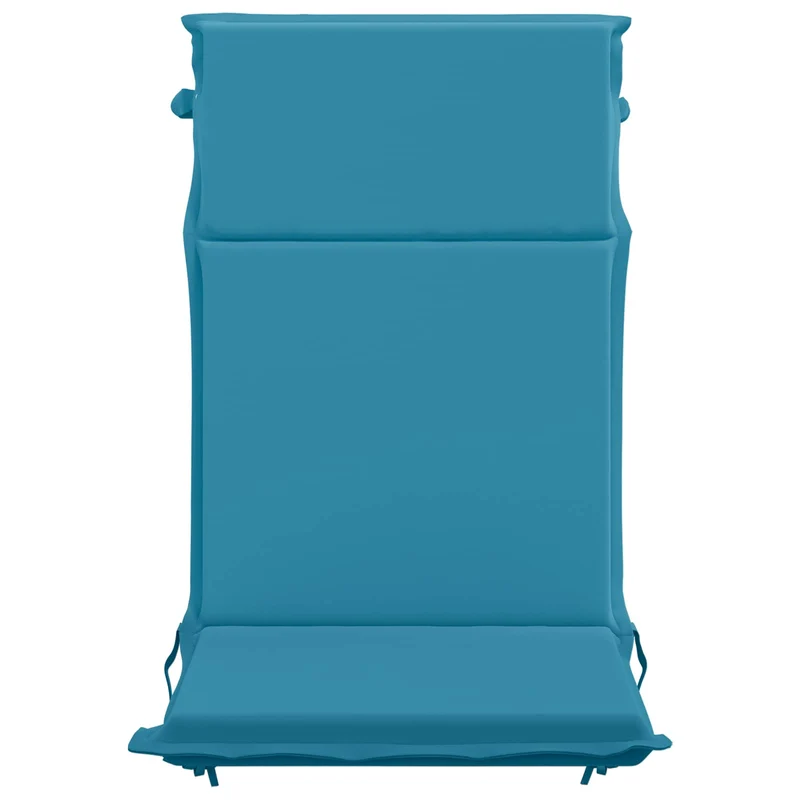 High Back Chair Cushion GEMERT 2 pcs 100% Polyester Light Blue