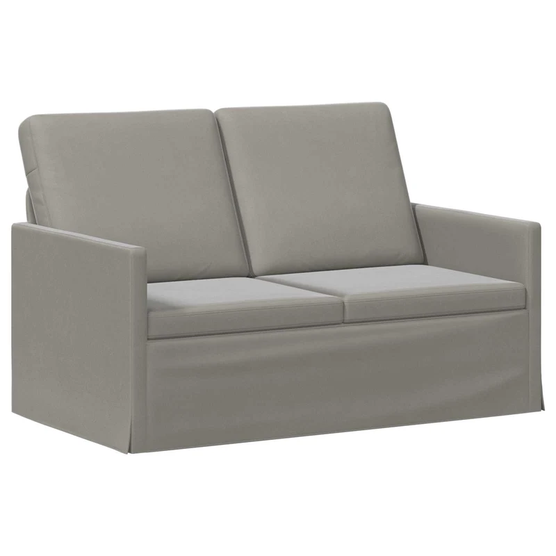 Sofa Set 2 pcs Light Grey Velvet