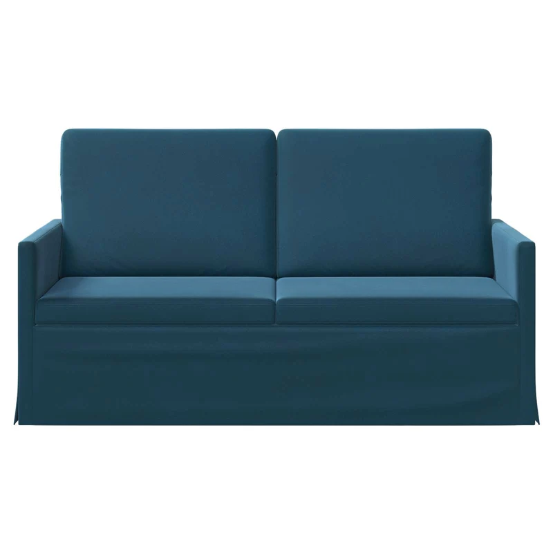 2 Seater Sofa Blue 150 x 81 x 82 cm Velvet