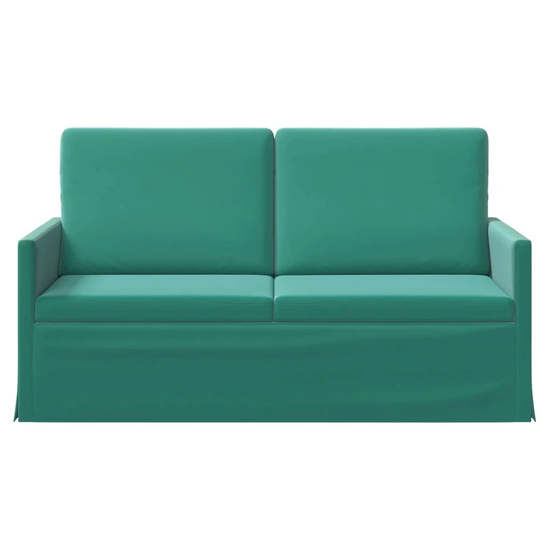 2 Seater Sofa Turquoise 150 x 81 x 82 cm Velvet