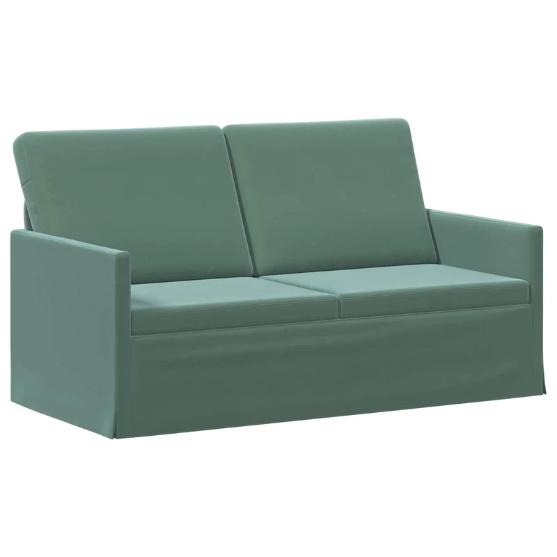 2 Seater Sofa Sea Green 150 x 81 x 82 cm Velvet