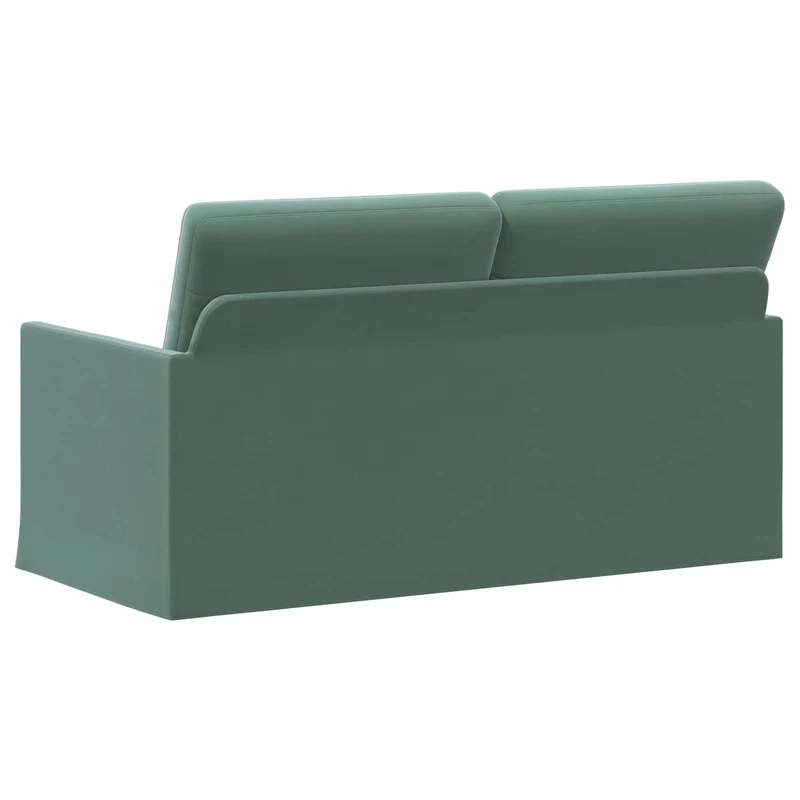 2 Seater Sofa Sea Green 150 x 81 x 82 cm Velvet