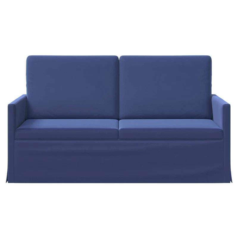2 Seater Sofa Police Blue 150 x 81 x 82 cm Velvet