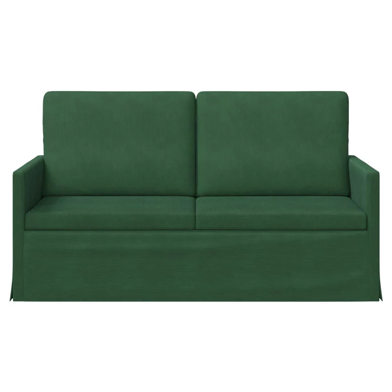 2 Seater Sofa Jungle Green 150 x 81 x 82 cm Corduroy Fabric
